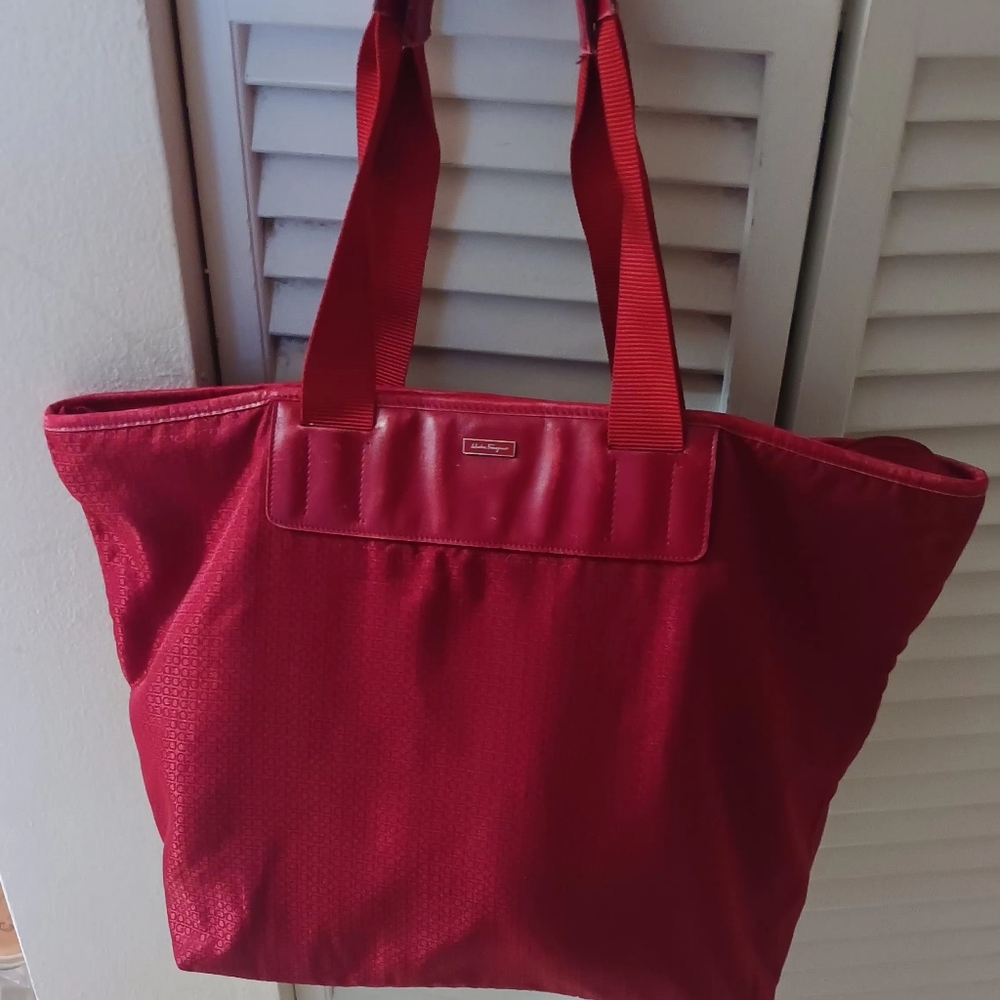 Salvatore Ferragamo Red  Tote